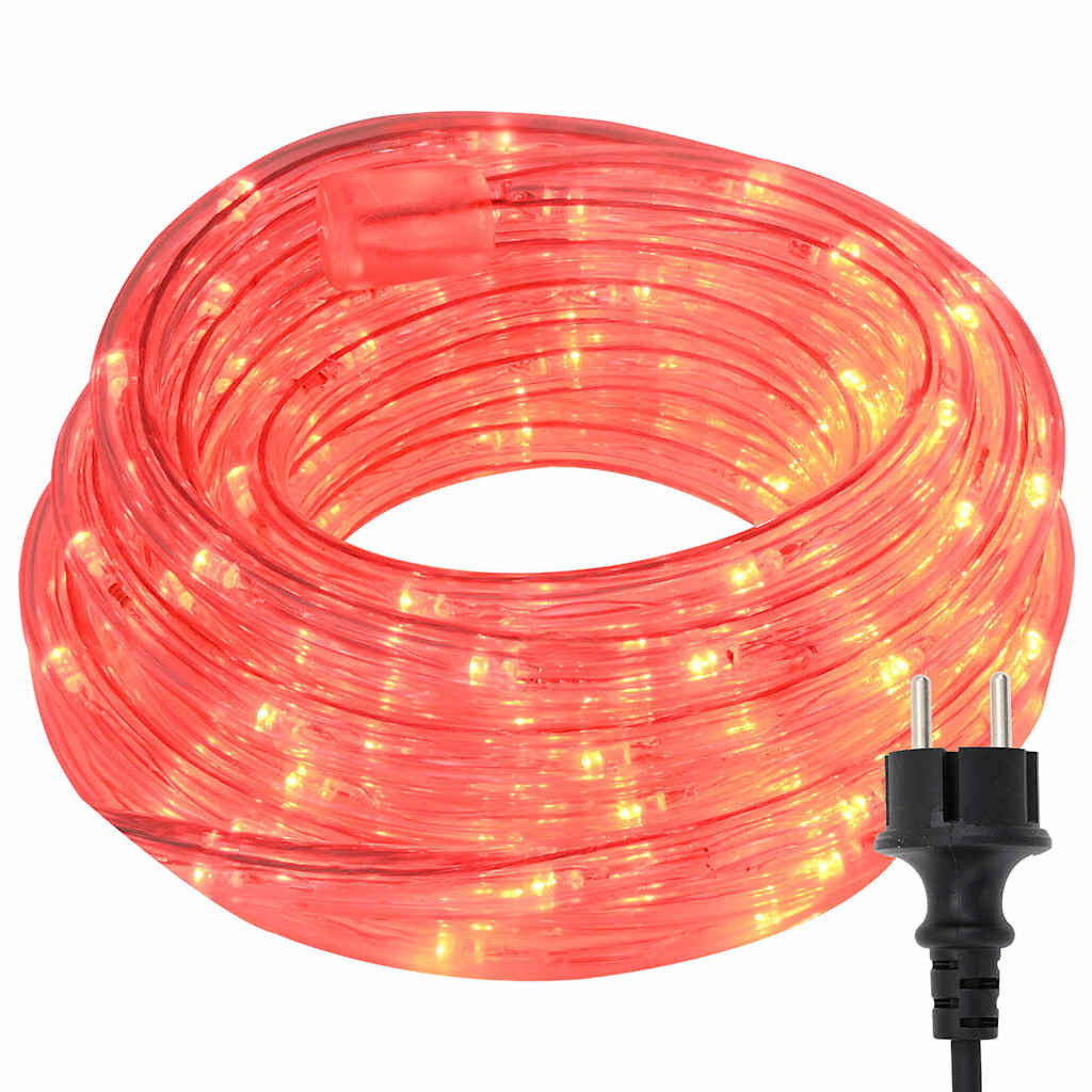 Svjetlosna uže s 1200 LED svjetlima Crvena 50 m PVC