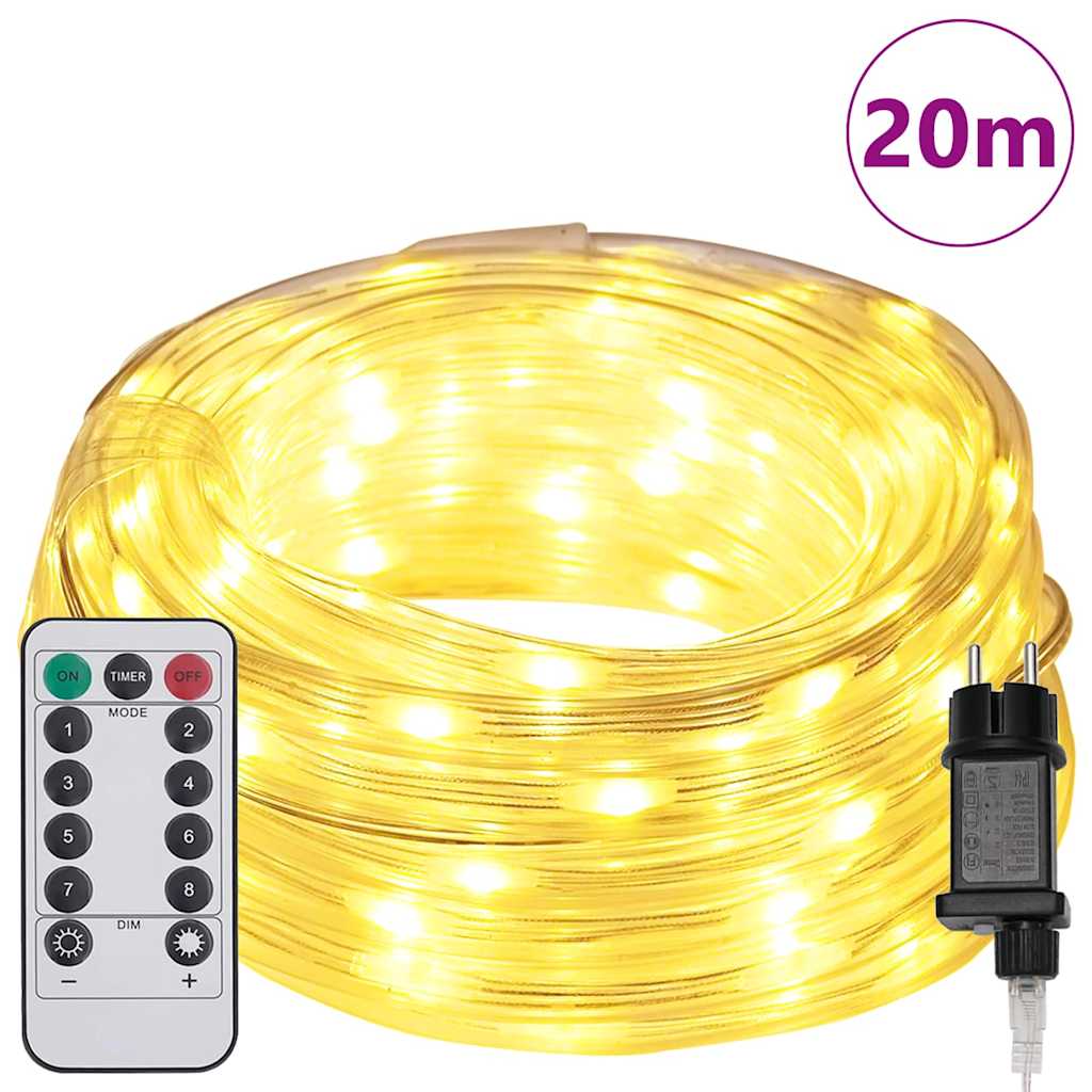 Svjetlosna uže s 480 LED svjetlima Topla bijela 20 m PVC