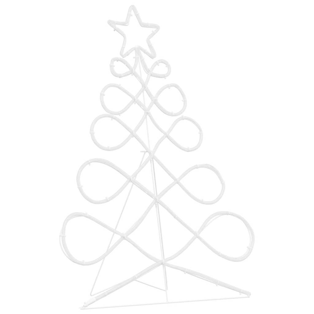Svjetlo u obliku božićnog drvca Šareni 78 x 58 cm PVC