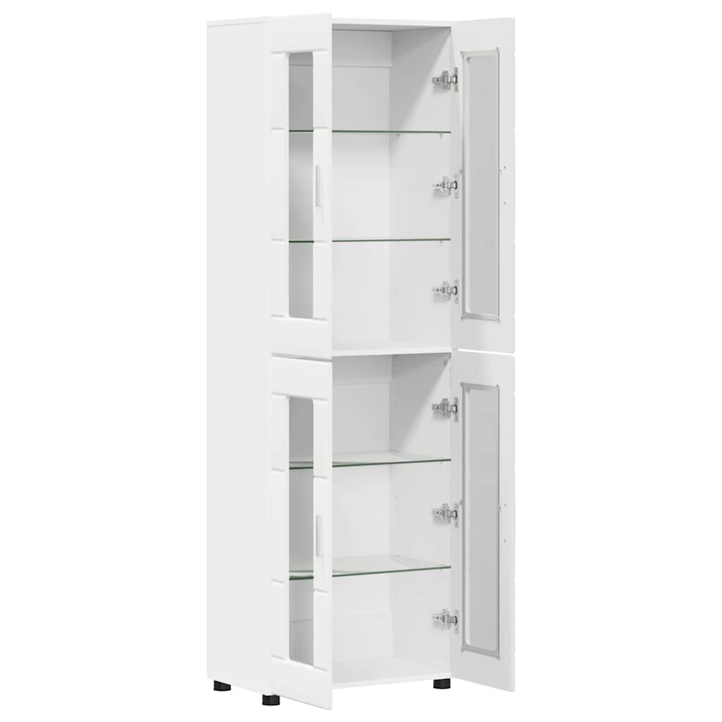 Highboard FLORIN Bijelo 60 x 35 x 182 cm Konstruirano drvo