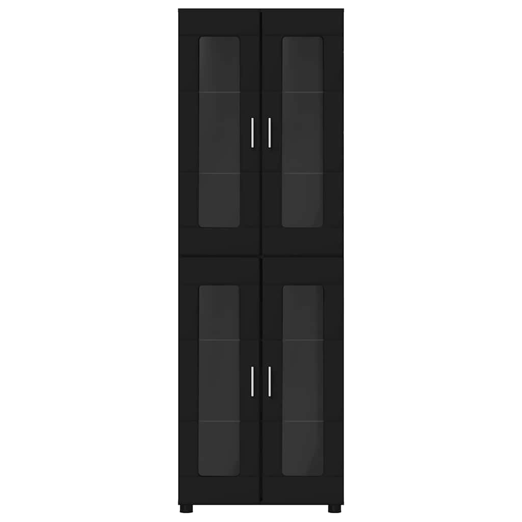 Highboard FLORIN Crna 60 x 35 x 182 cm Konstruirano drvo