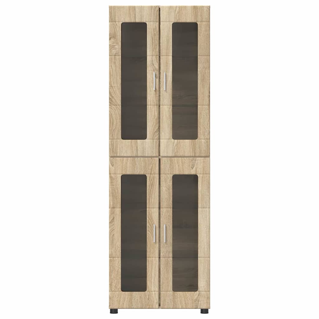 Highboard s policom FLORIN Sonoma hrast 60 x 35 x 182 cm