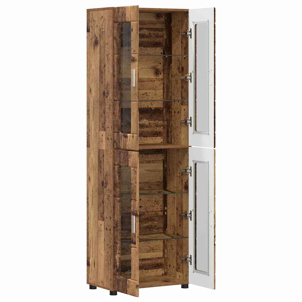 Highboard FLORIN Staro drvo 60 x 35 x 182 cm Konstruirano drvo