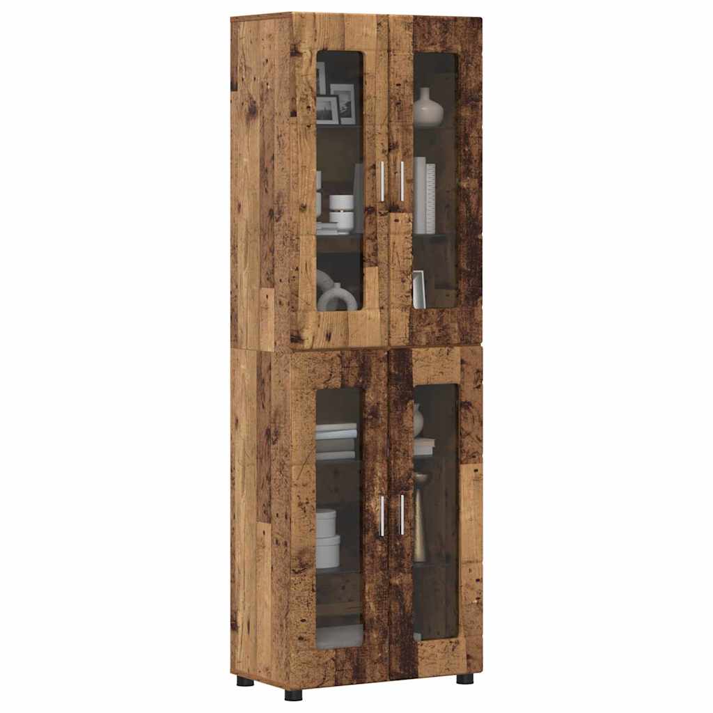 Highboard FLORIN Staro drvo 60 x 35 x 182 cm Konstruirano drvo
