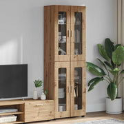 Highboard FLORIN 60 x 35 x 182 cm Umjetnički hrast