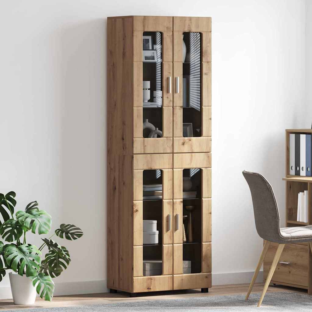 Highboard FLORIN 60 x 35 x 182 cm Umjetnički hrast