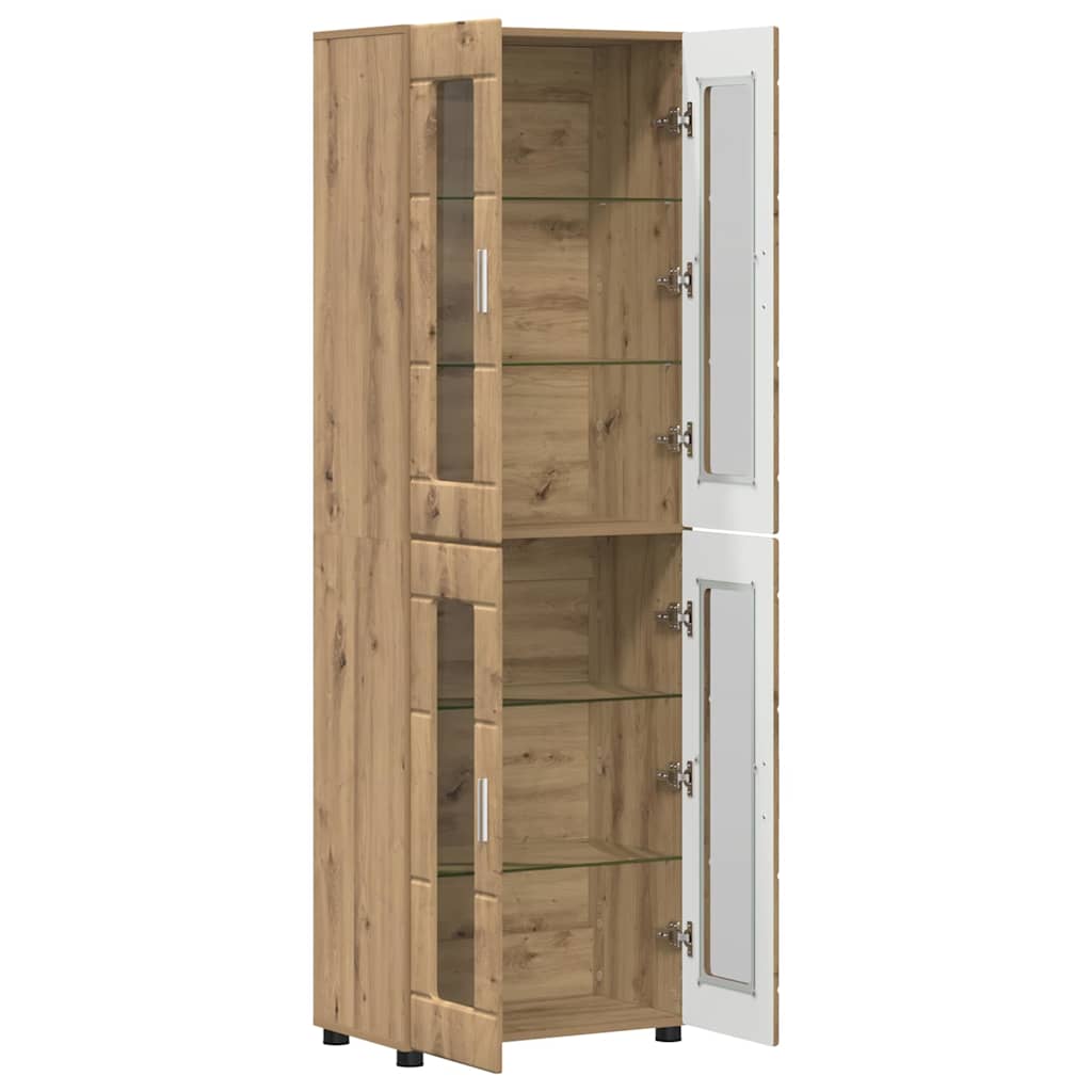 Highboard FLORIN 60 x 35 x 182 cm Umjetnički hrast