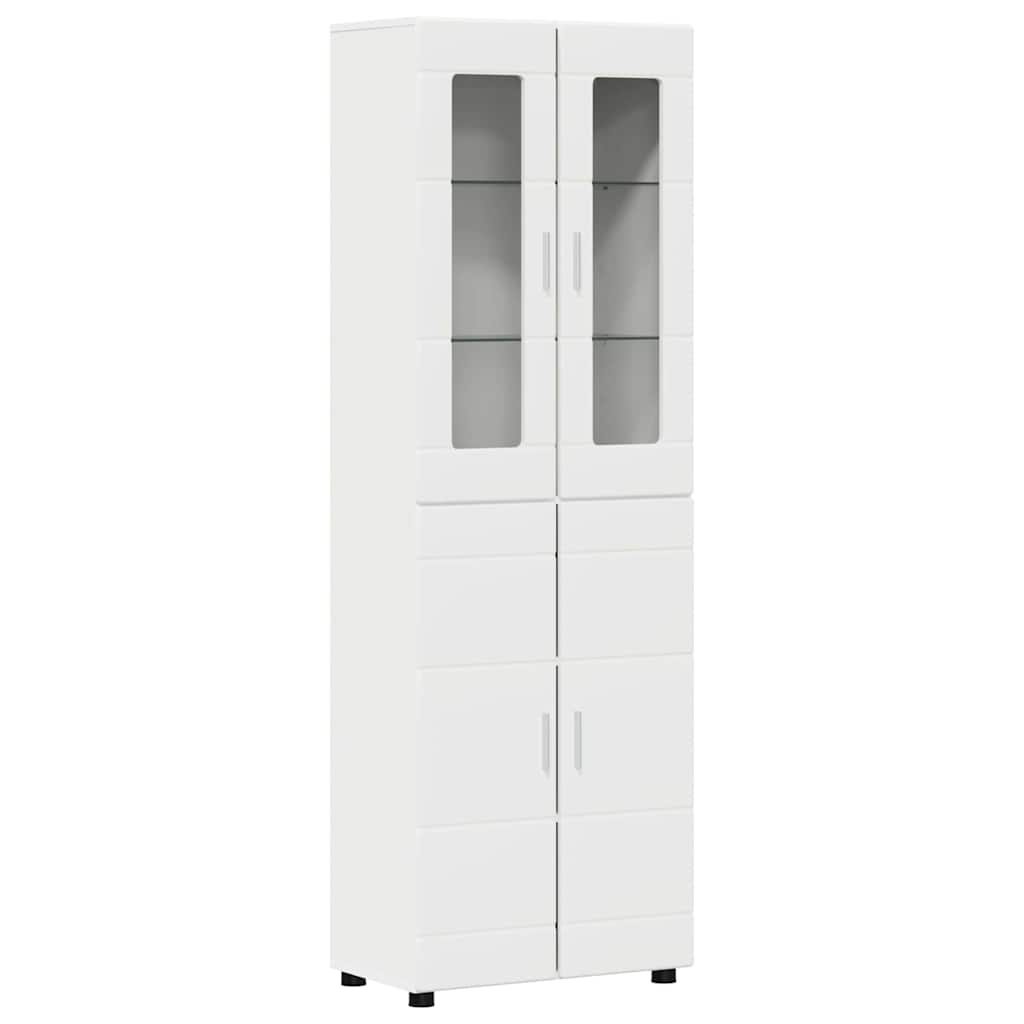 Highboard FLORIN Bijelo 60 x 35 x 182 cm Konstruirano drvo