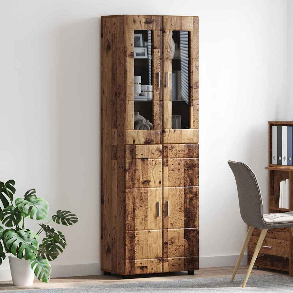Highboard FLORIN Staro drvo 60 x 35 x 182 cm Konstruirano drvo
