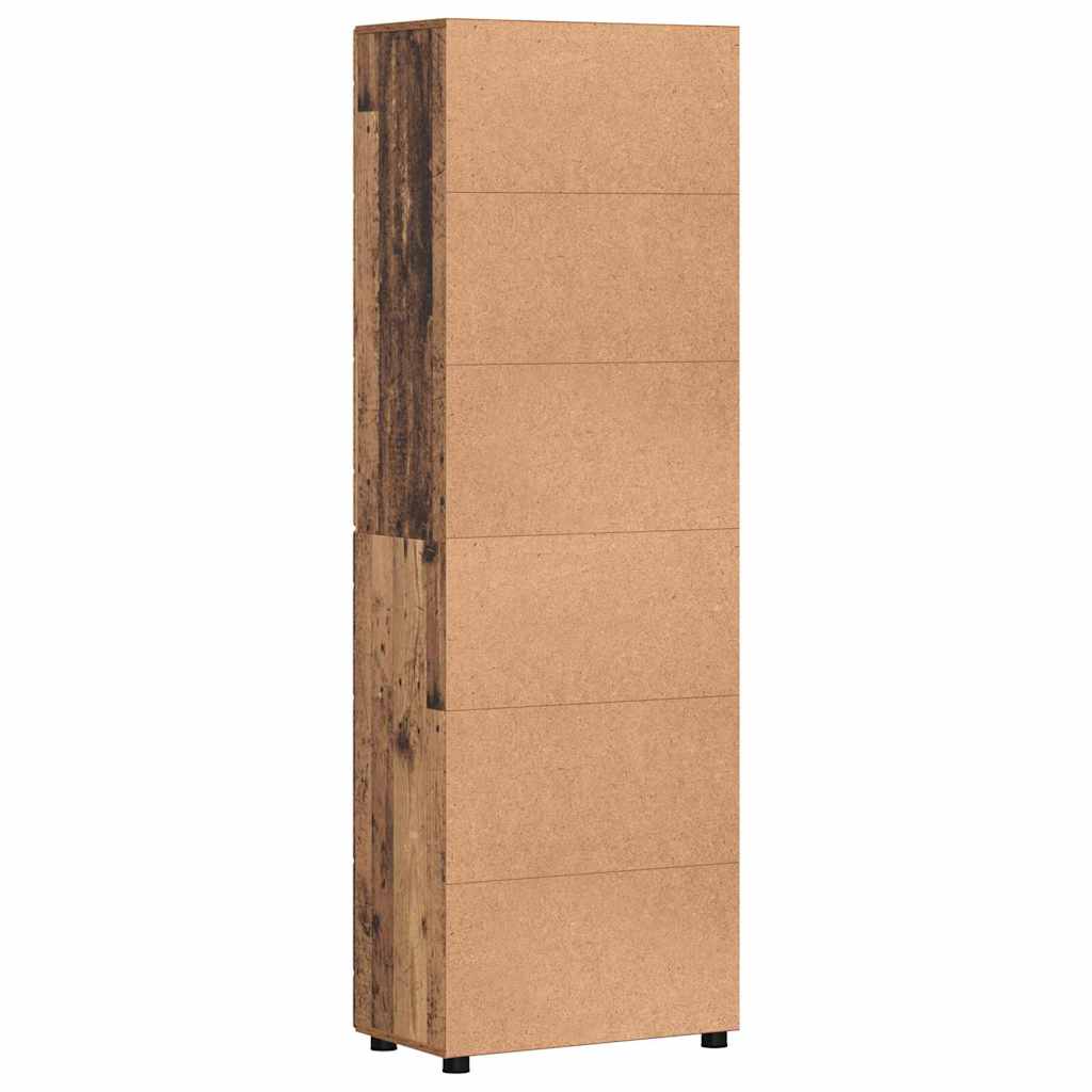 Highboard FLORIN Staro drvo 60 x 35 x 182 cm Konstruirano drvo