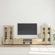 Set TV komoda FLORIN 3 pcs Sonoma hrast Konstruirano drvo