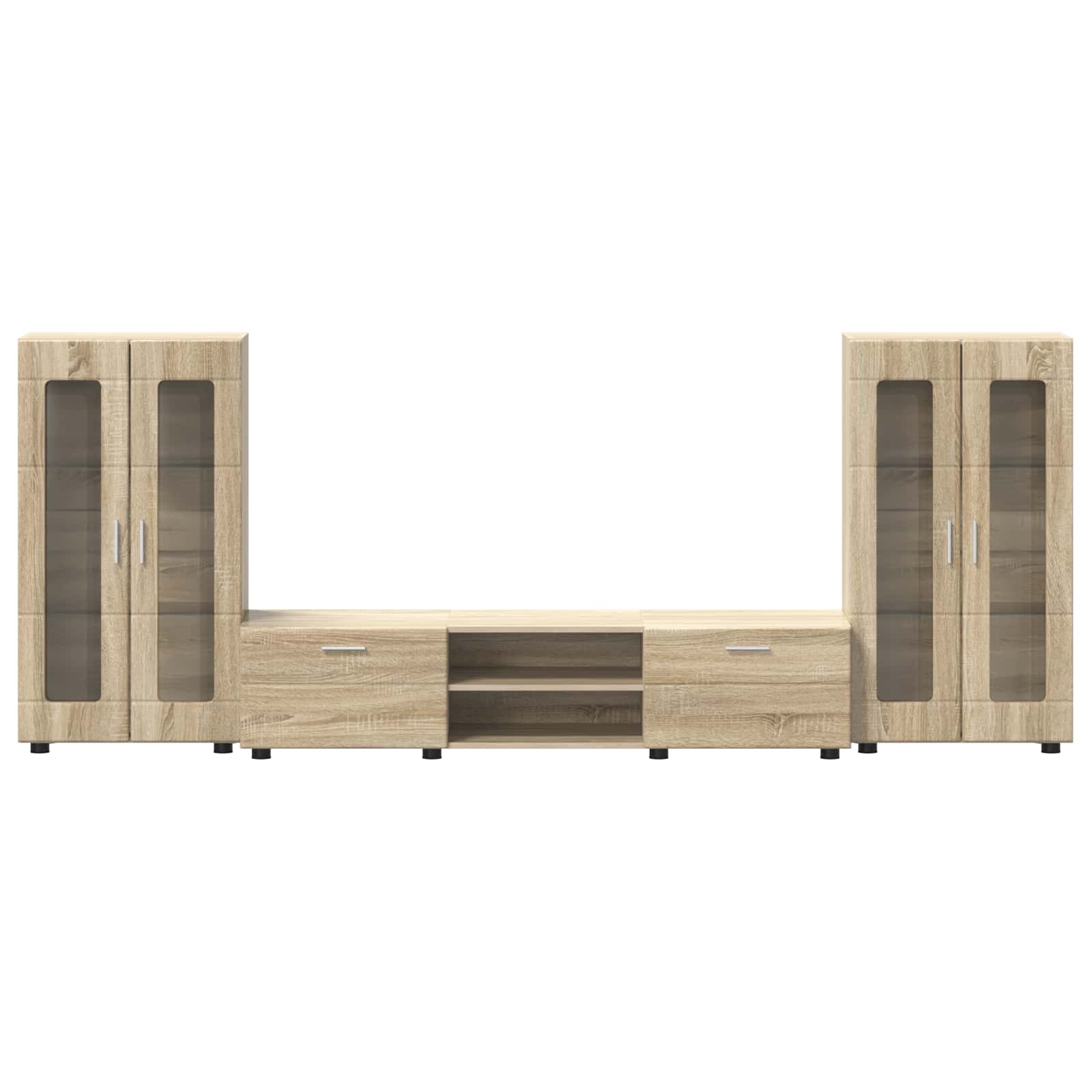 Set TV komoda FLORIN 3 pcs Sonoma hrast Konstruirano drvo