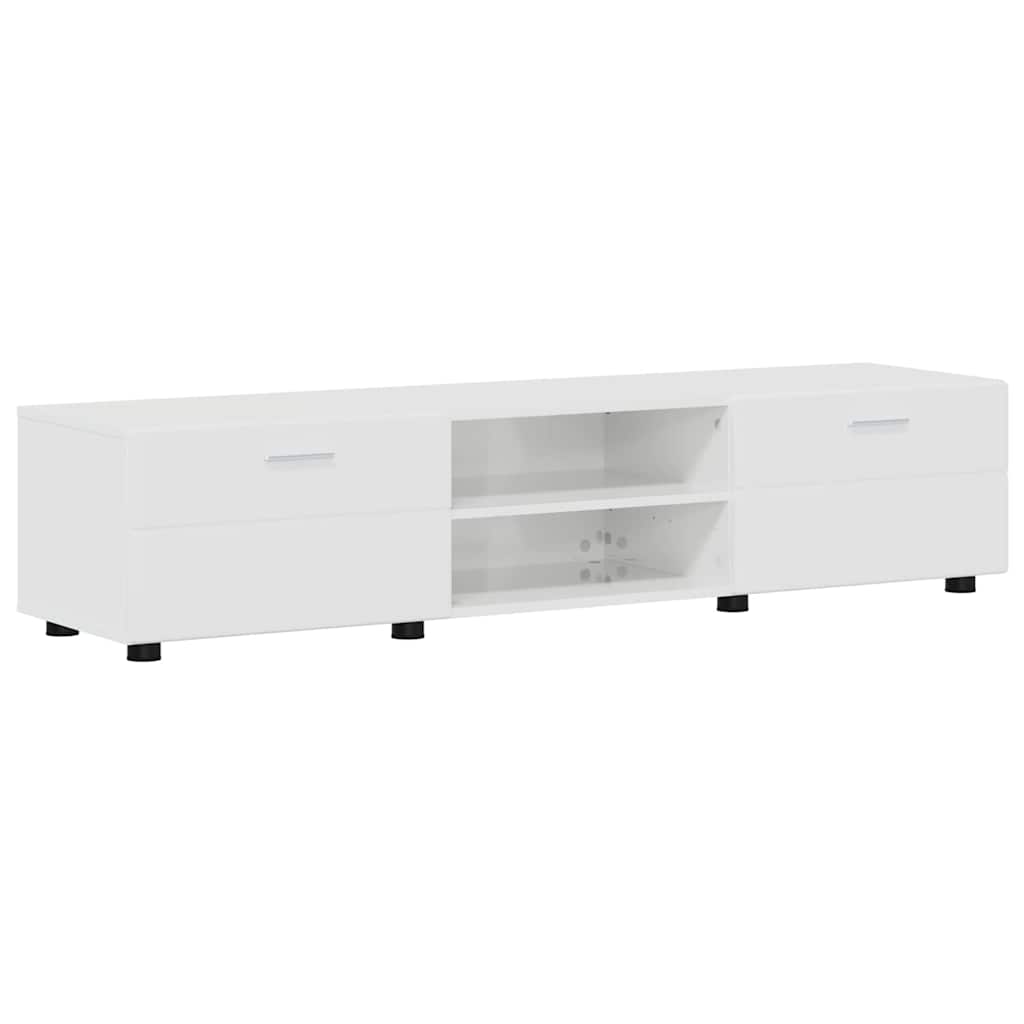 Set TV komoda FLORIN 3 kom. Visoki sjaj bijela