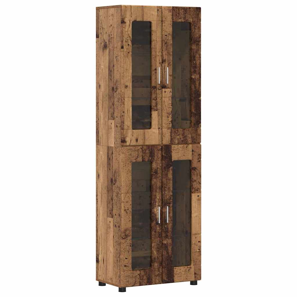 Set TV komoda FLORIN 3 pcs Staro drvo Konstruirano drvo