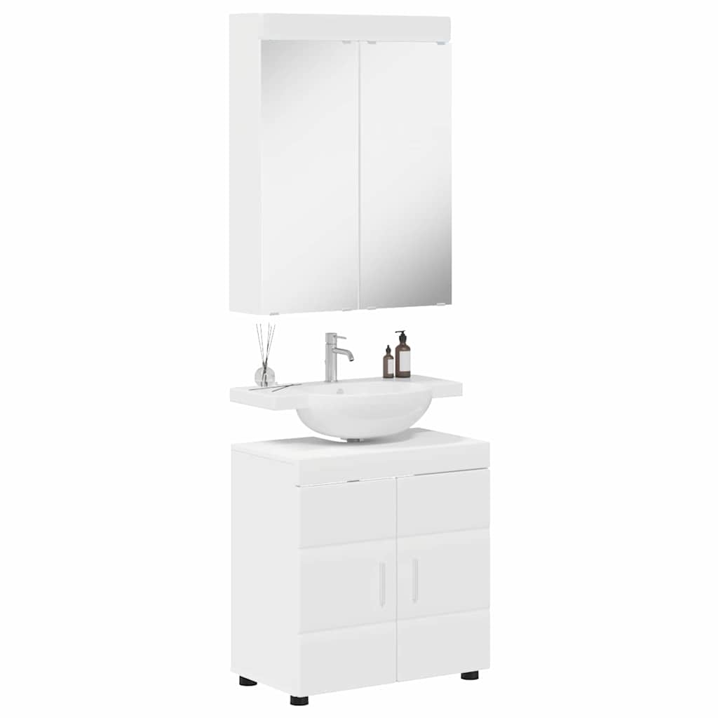 Set namještaja za kupaonicu TULUM 2 pcs Bijelo 60 x 34 x 63 cm