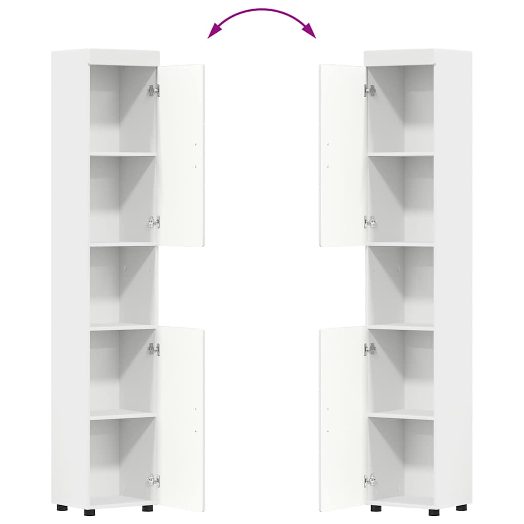 Set namještaja za kupaonicu TULUM 3 pcs Bijelo 60 x 34 x 63 cm