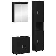 Set namještaja za kupaonicu TULUM 3 pcs Crna 60 x 34 x 63 cm