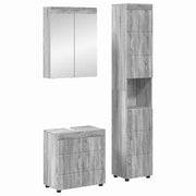 Set namještaja za kupaonicu TULUM 3 pcs Siva Sonoma