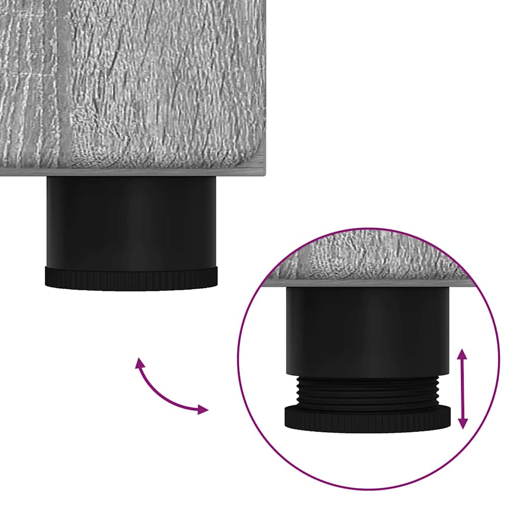 Set namještaja za kupaonicu TULUM 3 pcs Siva Sonoma