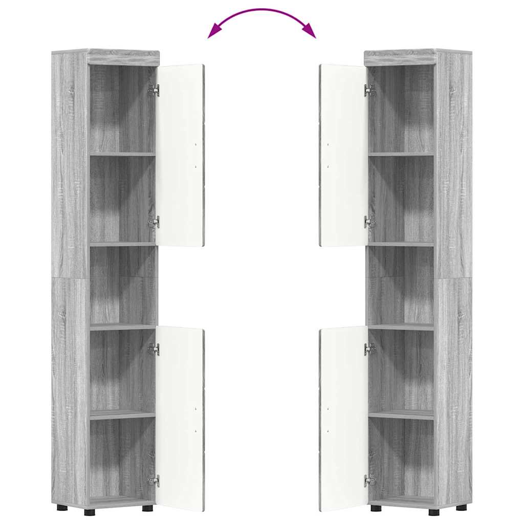 Set namještaja za kupaonicu TULUM 3 pcs Siva Sonoma