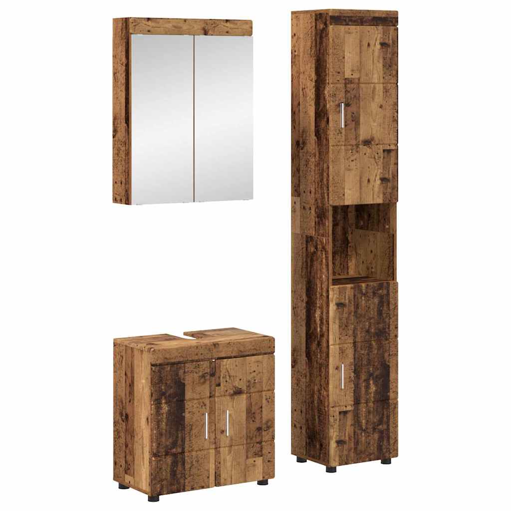 Set namještaja za kupaonicu TULUM 3 pcs Staro drvo