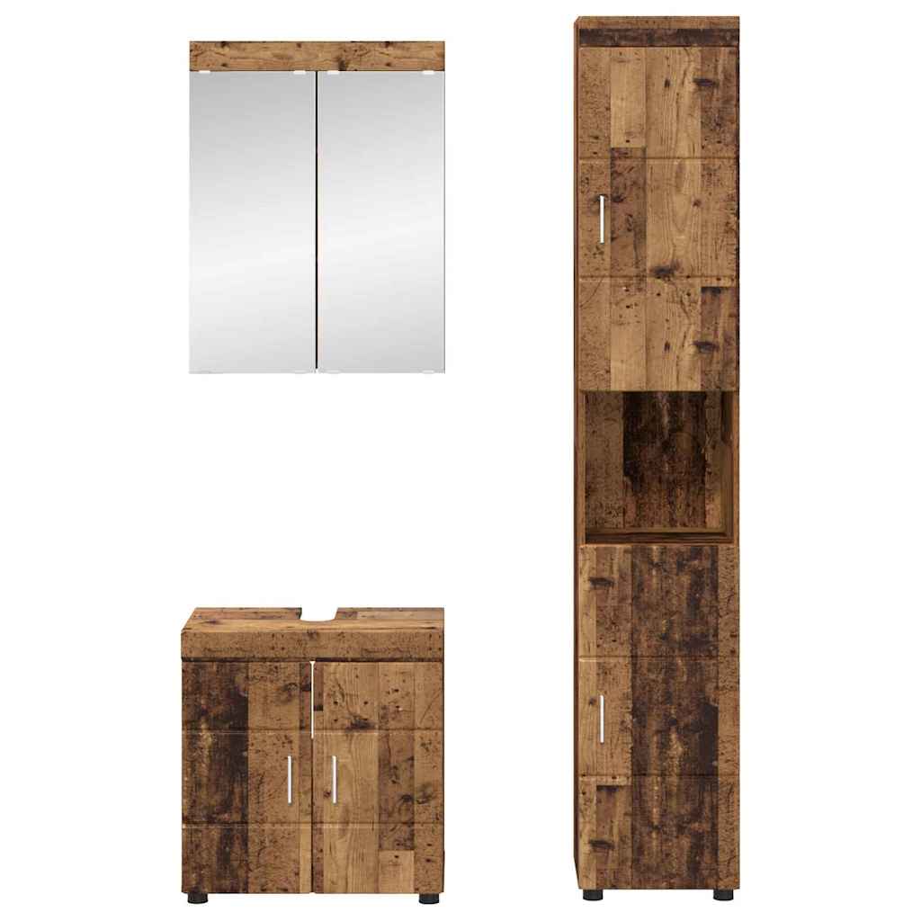 Set namještaja za kupaonicu TULUM 3 pcs Staro drvo
