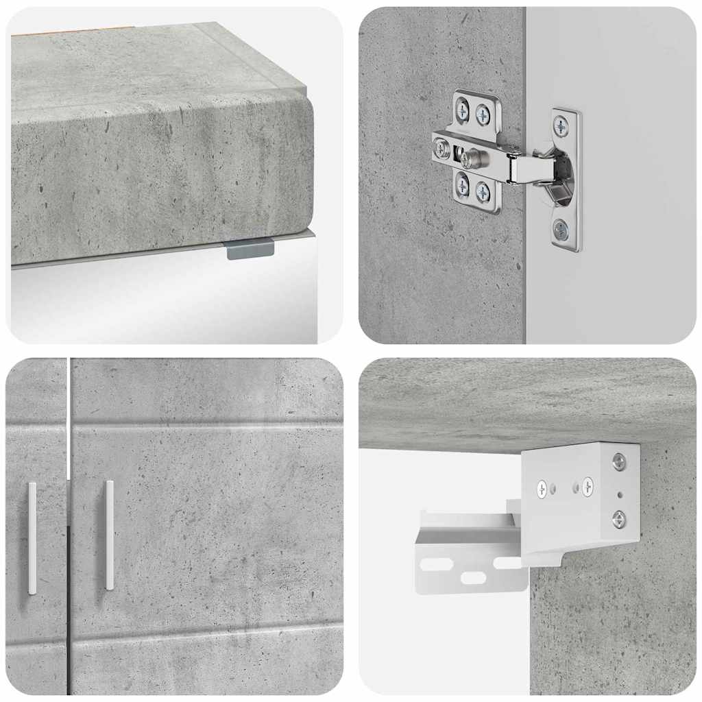 Set namještaja za kupaonicu TULUM 4 pcs Betonski sivi