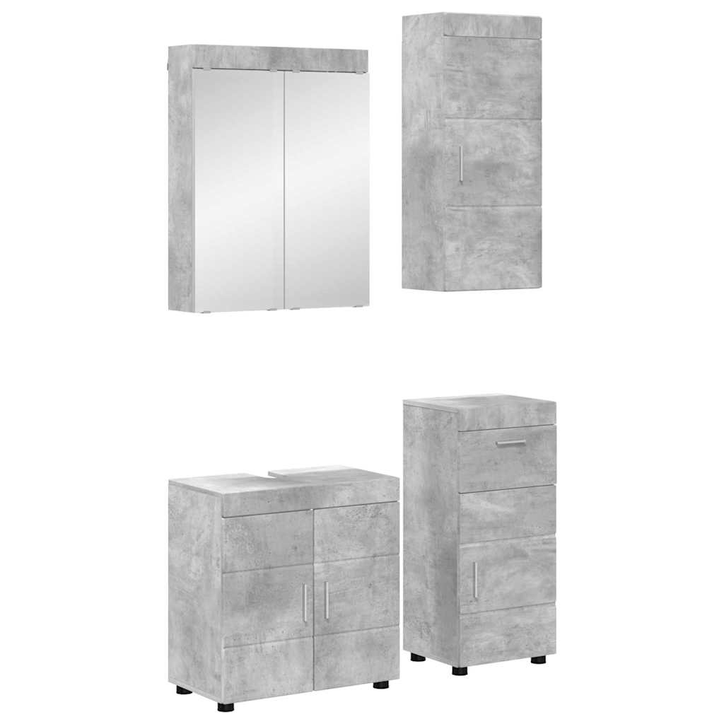 Set namještaja za kupaonicu TULUM 4 pcs Betonski sivi