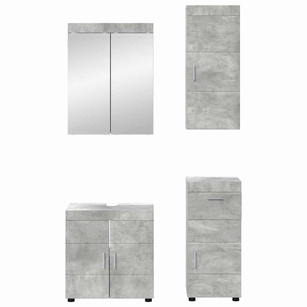 Set namještaja za kupaonicu TULUM 4 pcs Betonski sivi