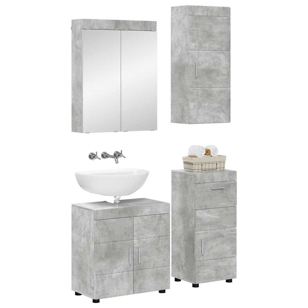 Set namještaja za kupaonicu TULUM 4 pcs Betonski sivi