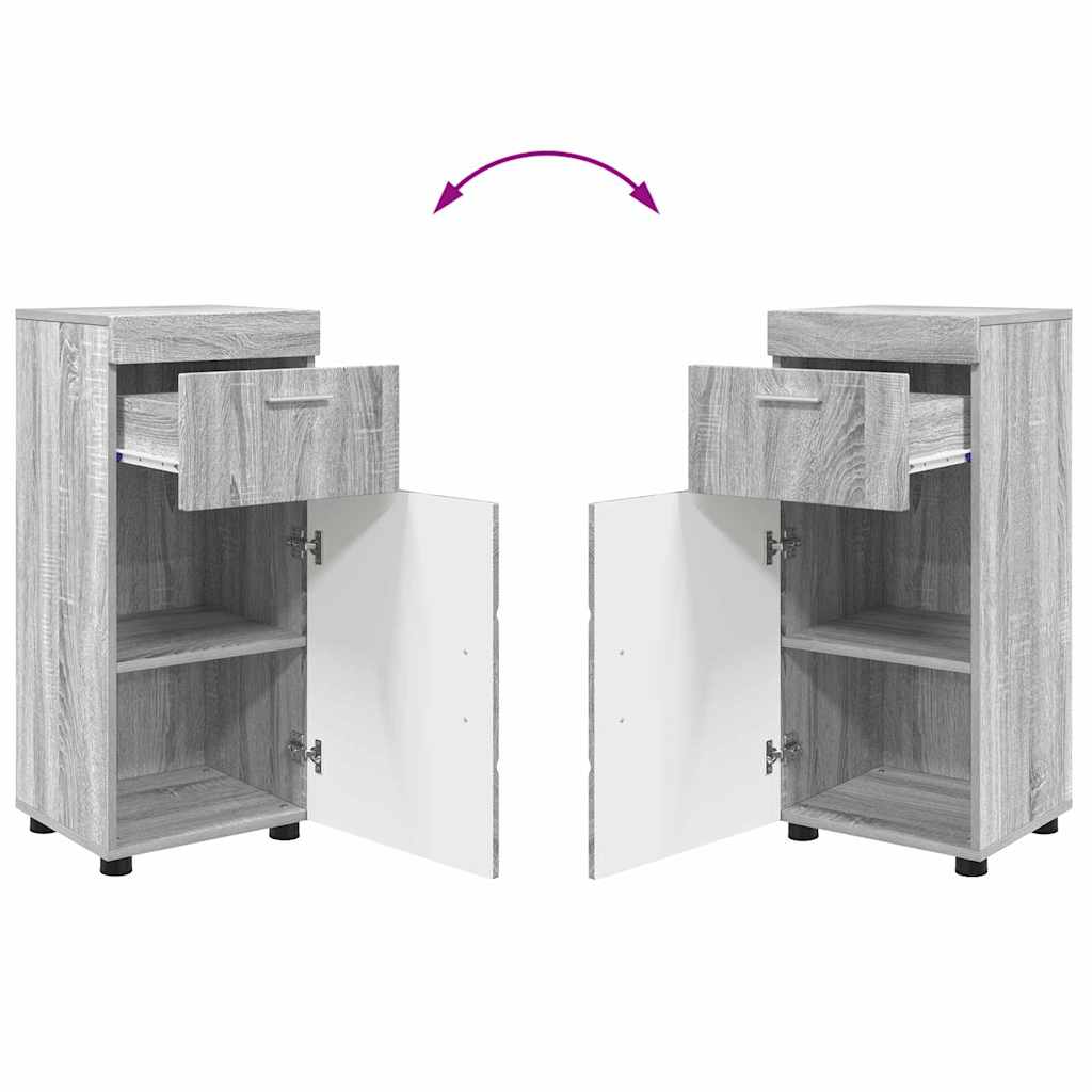 Set namještaja za kupaonicu TULUM 4 pcs Siva Sonoma