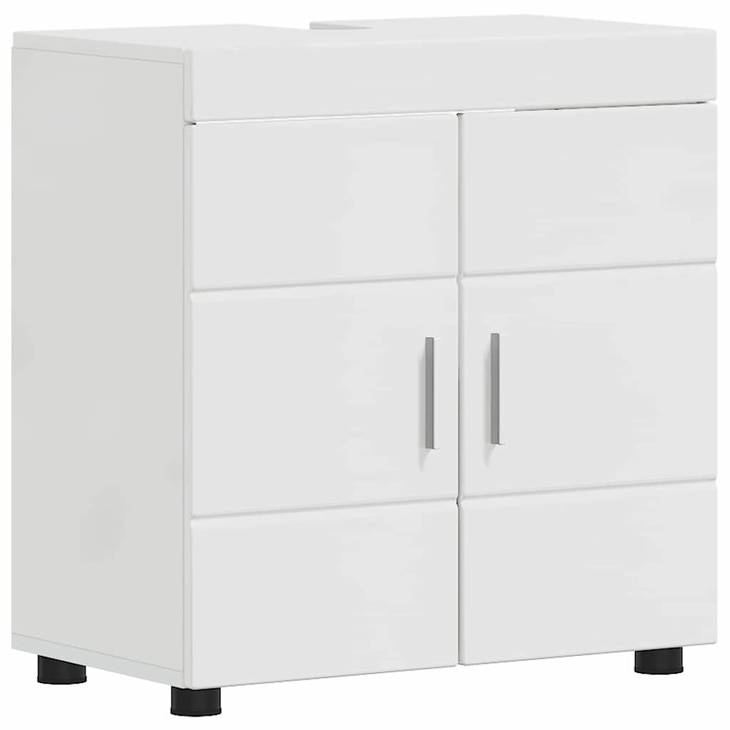 Set namještaja za kupaonicu TULUM 5 pcs Visoki sjaj bijela
