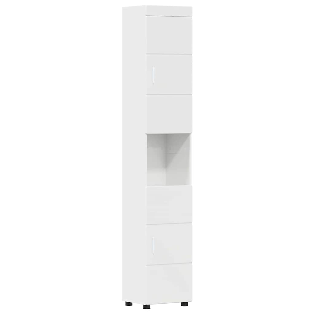 Set namještaja za kupaonicu TULUM 5 pcs Visoki sjaj bijela