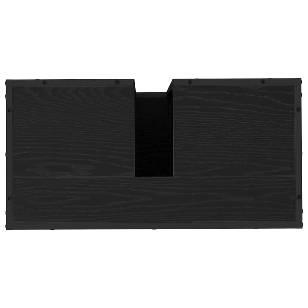 Set namještaja za kupaonicu 3 kom. Crni hrast Konstruirano drvo Smeđa 35 x 37,5 x 188,5 cm