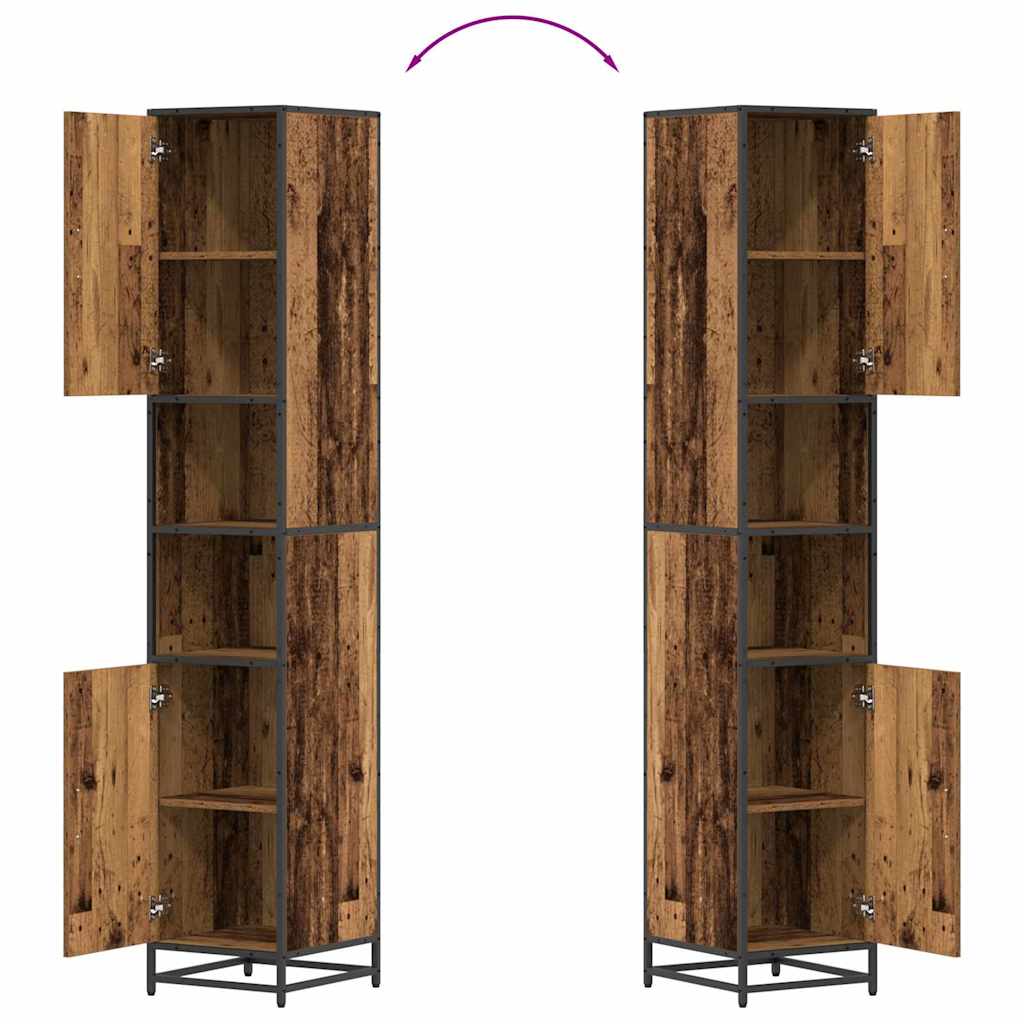 Set namještaja za kupaonicu 3 pcs Staro drvo Konstruirano drvo