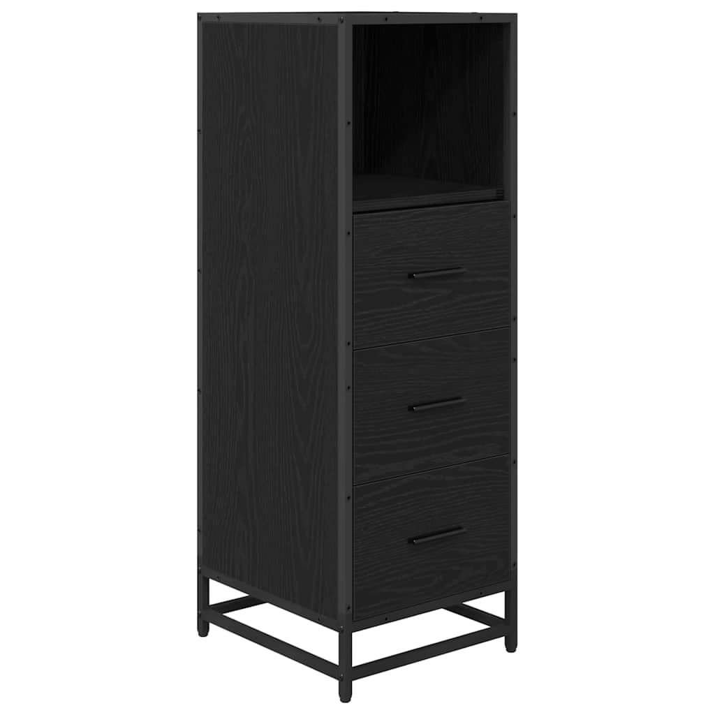 Set namještaja za kupaonicu 4 kom. Crni hrast 80 x 33 x 60 cm