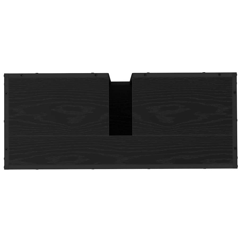 Set namještaja za kupaonicu 3 kom. Crni hrast 80 x 33 x 60 cm