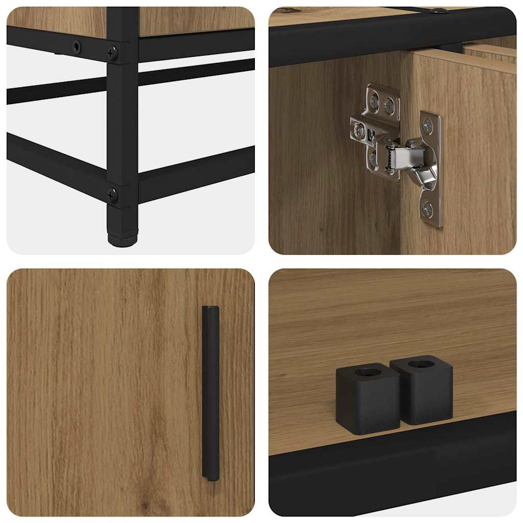 TV Jedinice 2 pcs Umjetnički hrast 240 x 35 x 41 cm