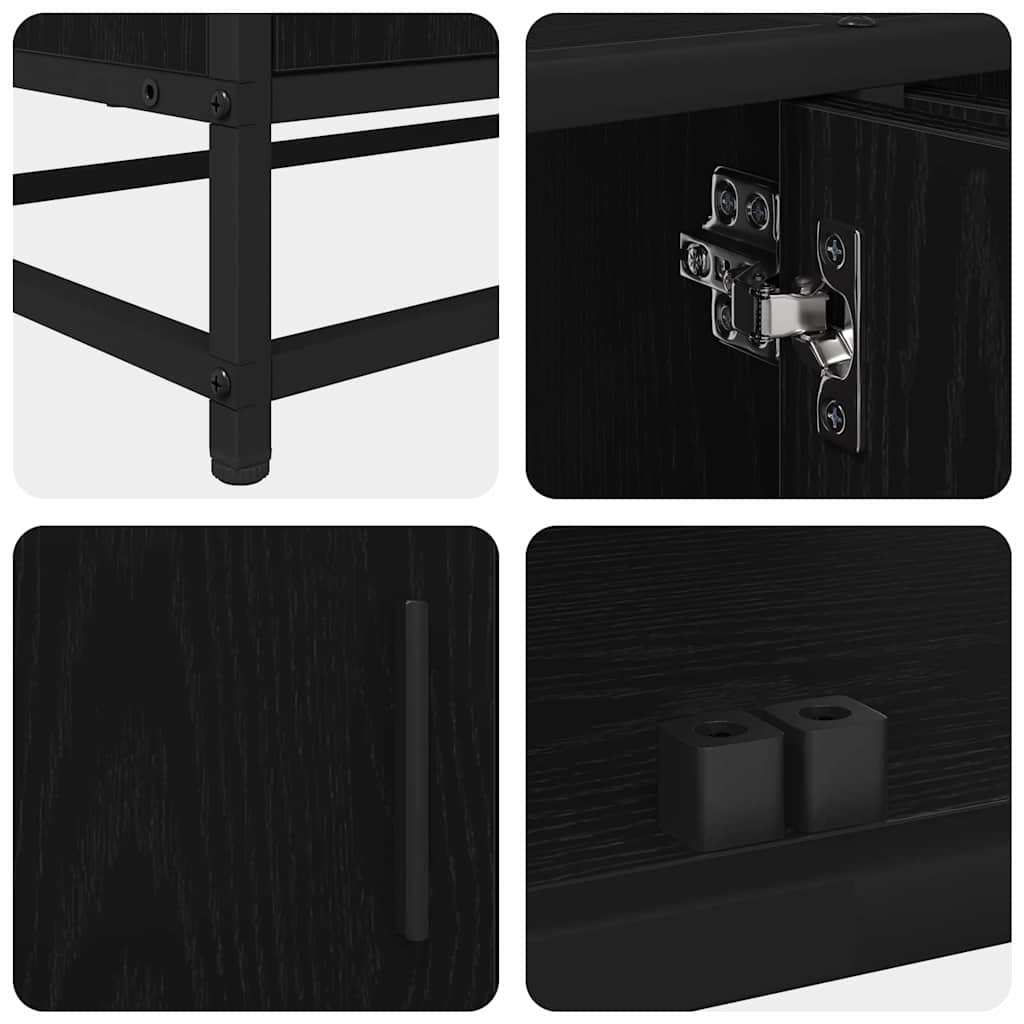 TV Jedinice 2 pcs Crni hrast 240 x 35 x 41 cm Konstruirano drvo