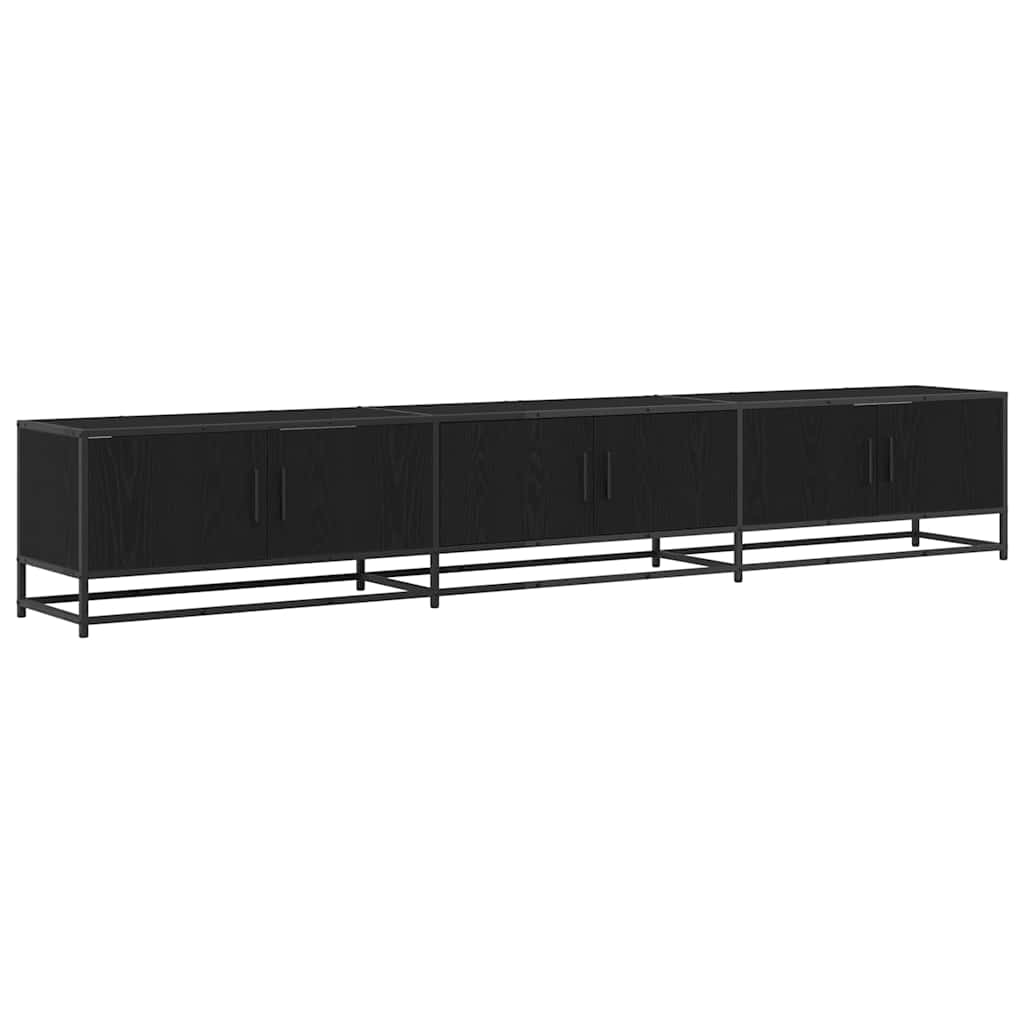 TV Jedinice 2 pcs Crni hrast 240 x 35 x 41 cm Konstruirano drvo
