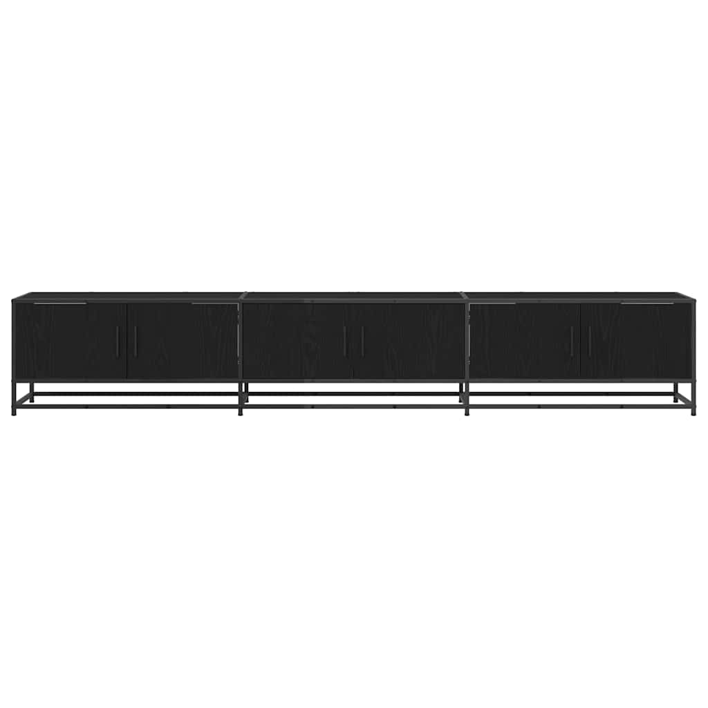 TV Jedinice 2 pcs Crni hrast 240 x 35 x 41 cm Konstruirano drvo