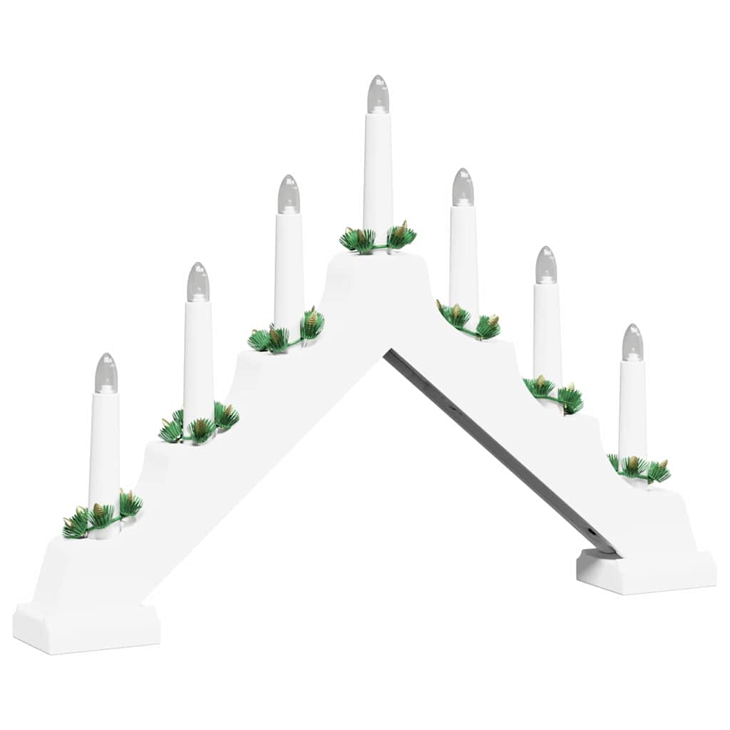 Most sa božićnim svijećama 3 kom. 7 LED lampica Topla bijela