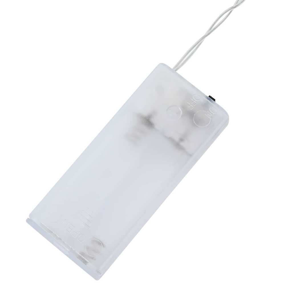 Božićni Svijećnjak s 10 LED Svijećama 3 pcs Crvena