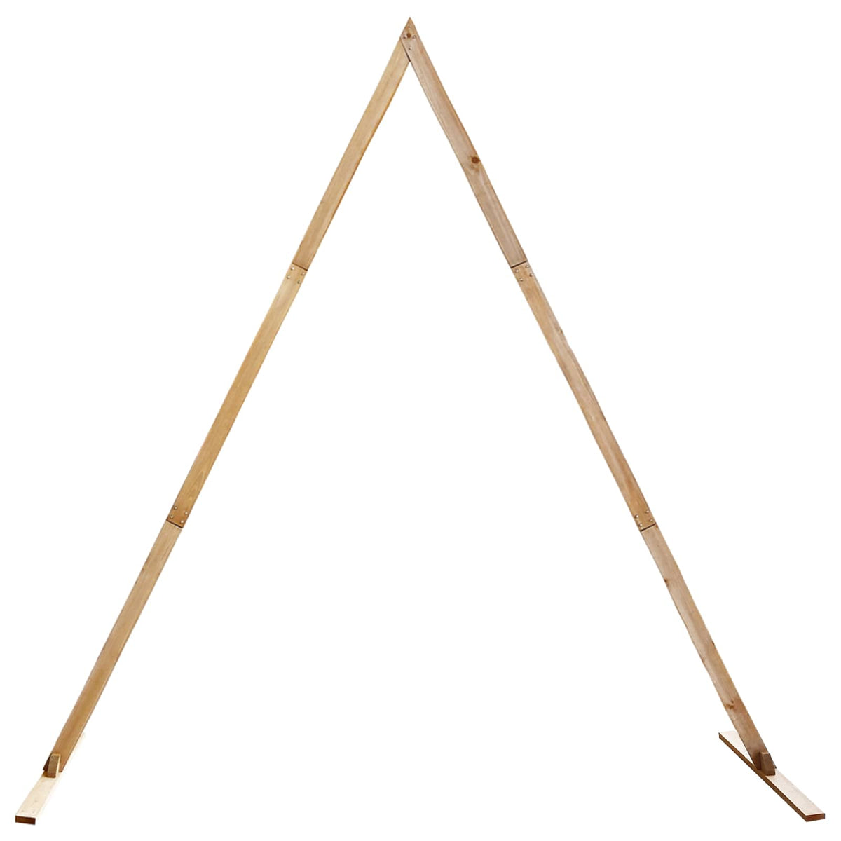 Vjenčani luk Svijetlosmeđa 202 x 95 x 254 cm Čvrsto borovo drvo