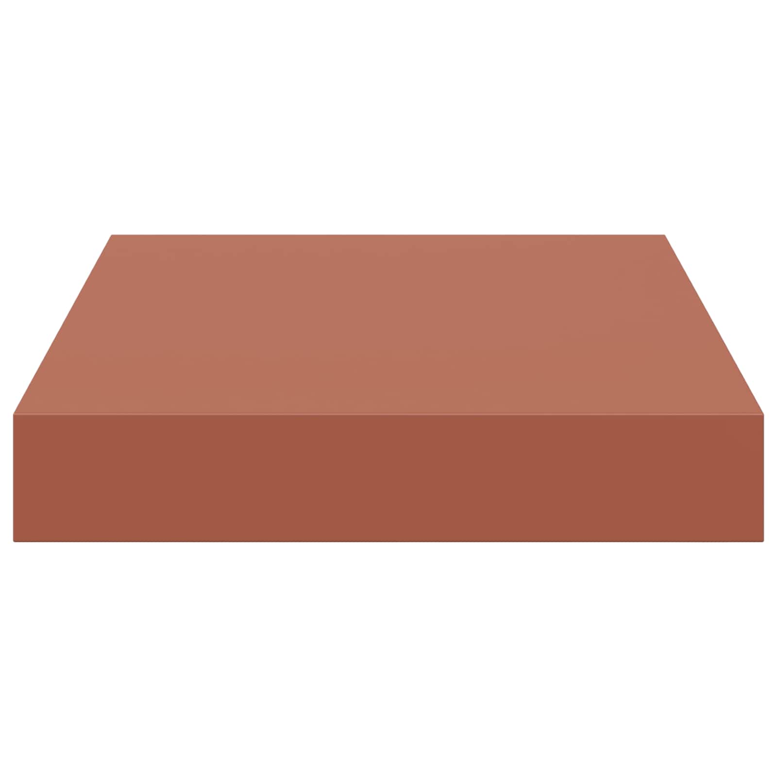 Polica na zidu 2 pcs Crvena 23 x 23,5 x 4 cm Konstruirano drvo