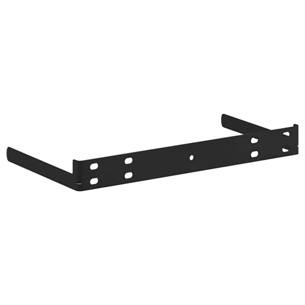 Polica na zidu 4 pcs Crvena 40 x 23,5 x 4 cm Konstruirano drvo