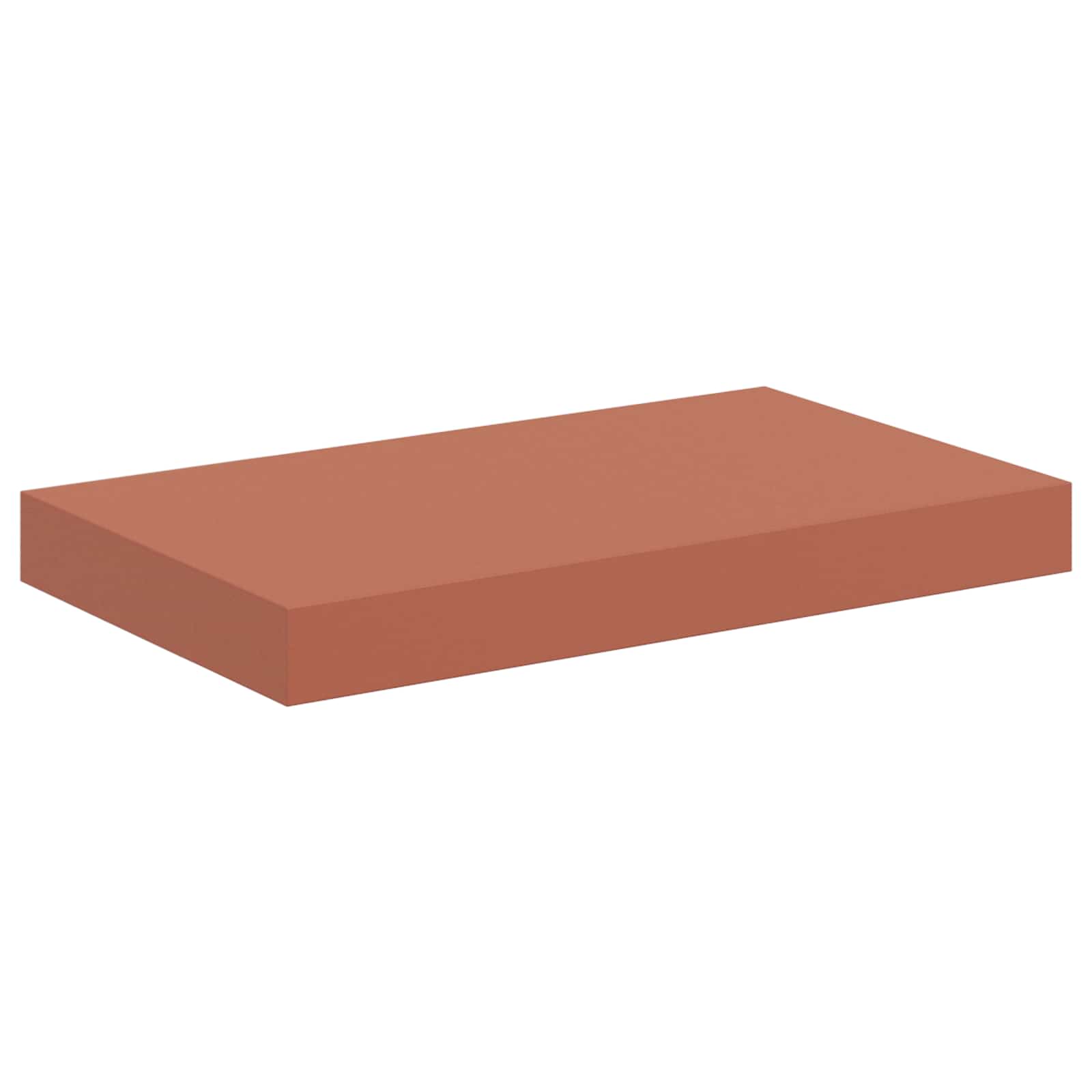 Polica na zidu 4 pcs Crvena 40 x 23,5 x 4 cm Konstruirano drvo