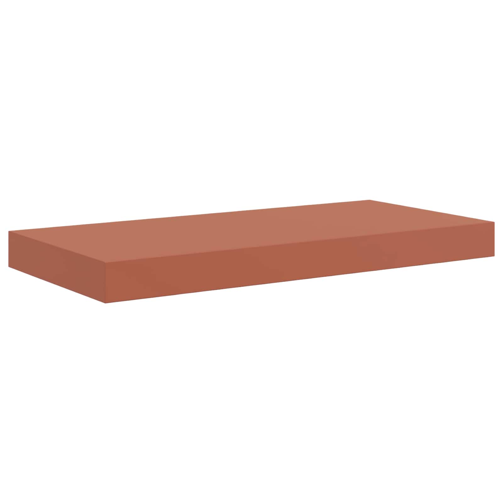 Polica na zidu 4 pcs Crvena 50 x 23 x 4 cm Konstruirano drvo