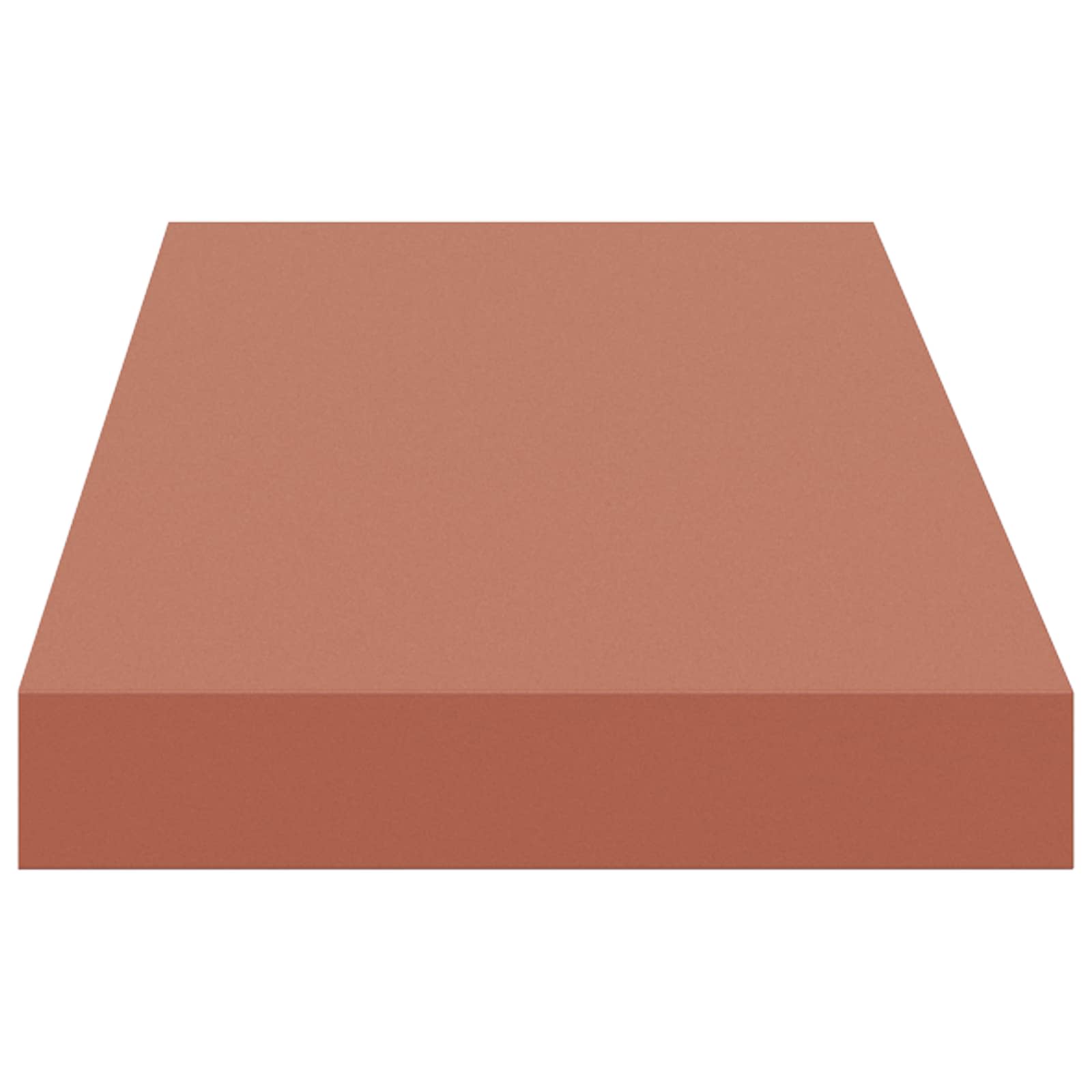 Polica na zidu 4 pcs Crvena 80 x 23,5 x 4 cm Konstruirano drvo
