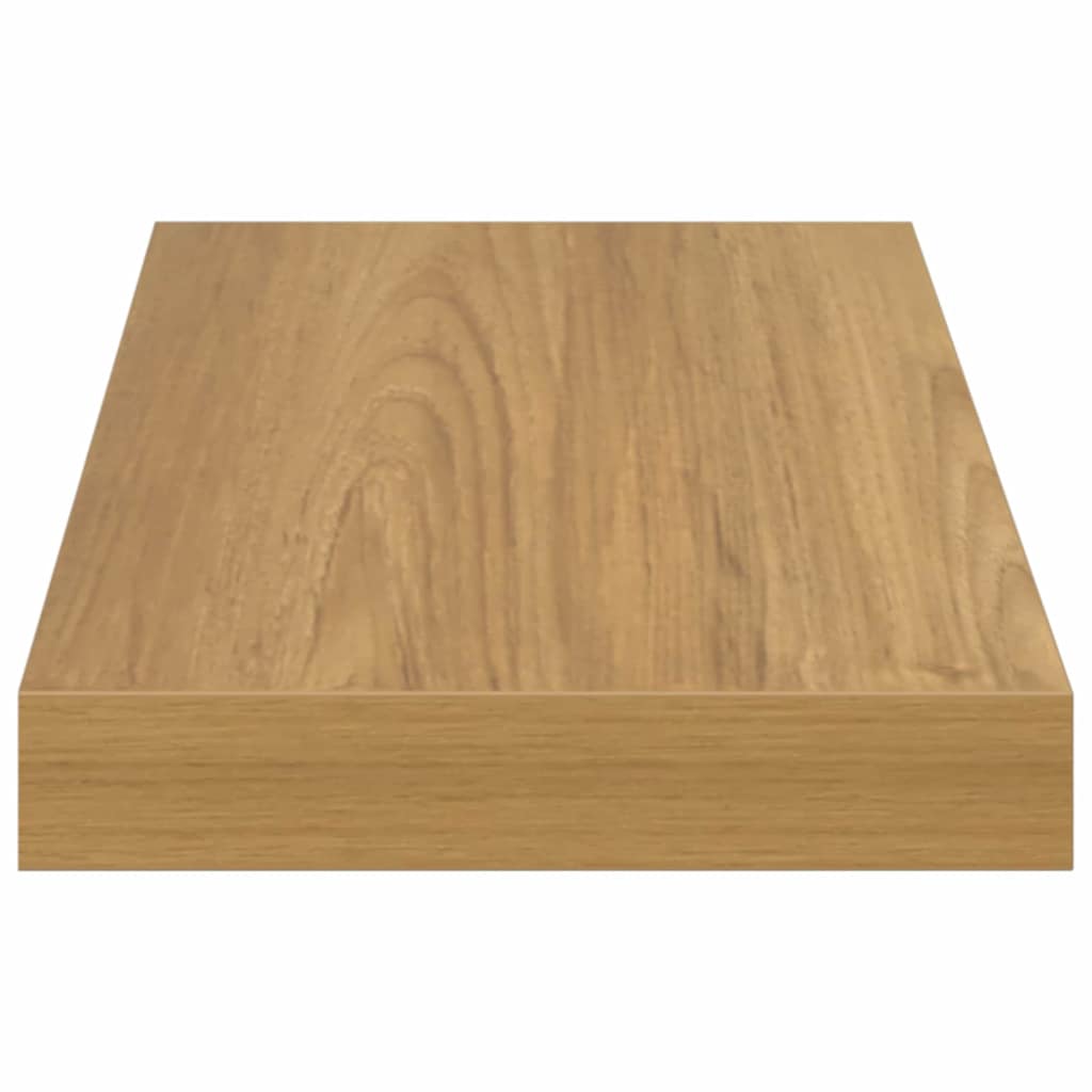 Polica na zidu 2 pcs Smeđa 50 x 23 x 4 cm Konstruirano drvo